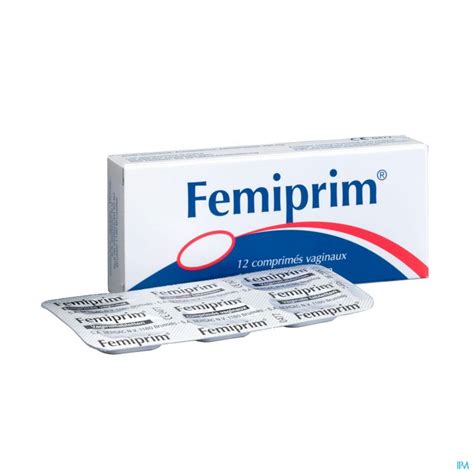 FEMIPRIM COMPRIMES VAGINAUX 12 X 250 MG Flore Vaginale Pharmacodel