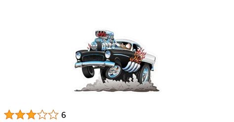 Pegatinas De Dibujos Animados De Hot Rod V Sticker Full Blown Hot Rod