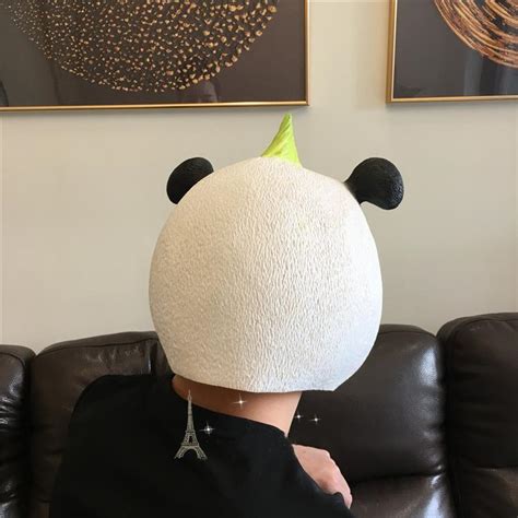 Panda Mask, Cute Cartoon Style Panda Mask for Halloween Costume Party