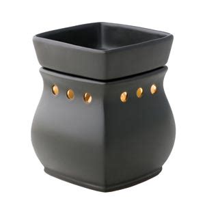 Shop Scentsy CLASSIC SATIN BLACK SCENTSY WARMER DELUXE Incandescent