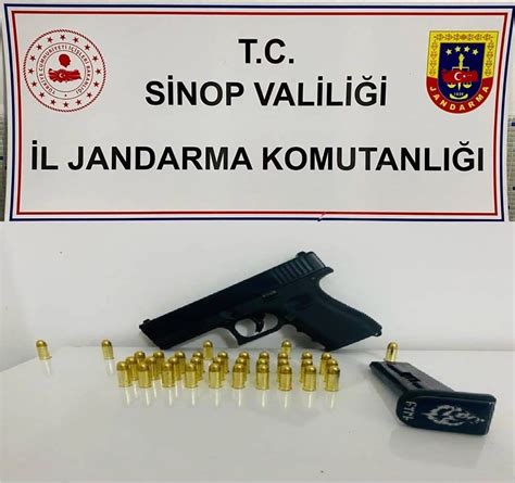 Sinop ta Ruhsatsız Tabanca Bulunduran Şüpheli Yakalandı Haberler