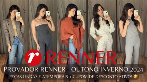 PROVADOR RENNER 2024 NOVIDADES De Outono Iverno CUPOM YouTube