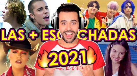 Las 20 Canciones Mas Escuchadas Del 2021 Videos Mas Vistos En Youtube