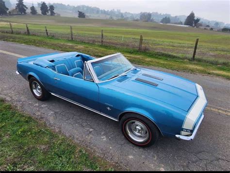 Blue 1967 Camaro SS/RS Convertible For Sale | GuysWithRides.com