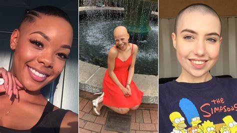 The #BaldAndBadChallenge Celebrates Beautiful Women and Their Hair | Allure