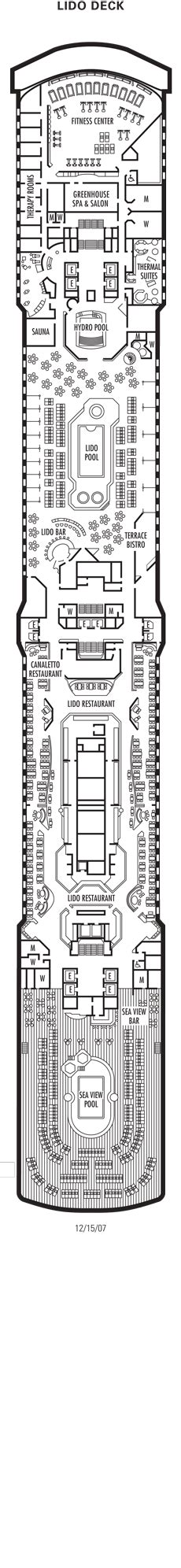 Eurodam Deck Plans Holland America Line Eurodam Cruises Travel Weekly