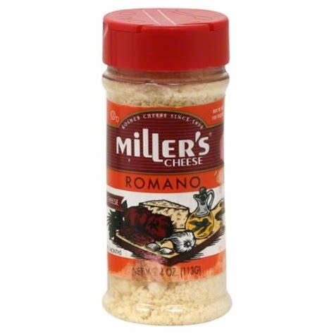 Miller S Romano Grated Cheese 4 Oz QFC