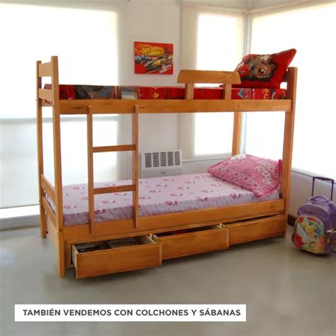 Cama Marinera 1 Plaza 3 Cajones Con Correderas Metalicas En Venta En