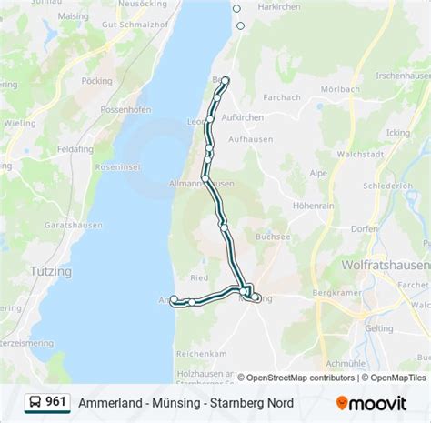 961 Route Schedules Stops Maps Ammerland Updated