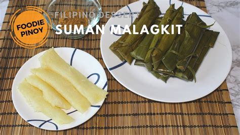 How To Make Suman Malagkit The Easiest Way To Make Sticky Rice Cake Youtube