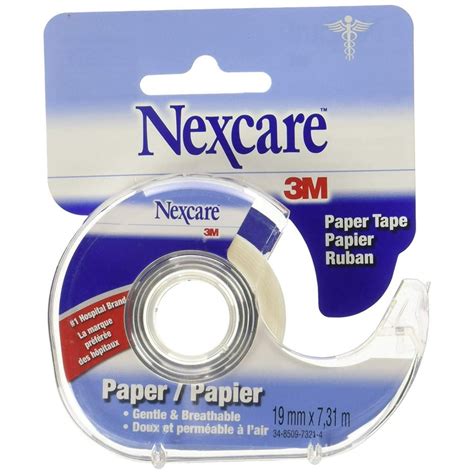 Nexcare Gentle Paper First Aid Tape With Dispenser 34 In X 8 Yds