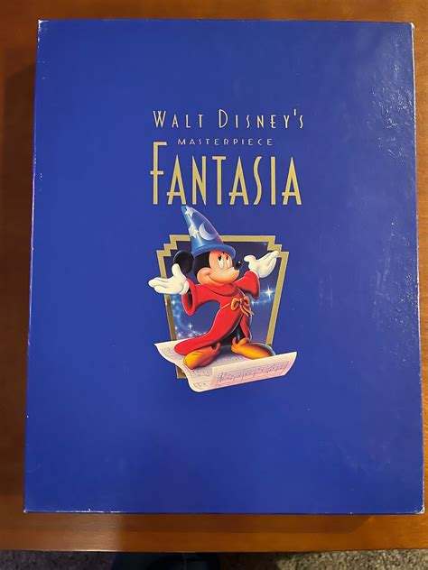 Walt Disneys Masterpiece Fantasia Deluxe Commemorative Edition Box Vhs