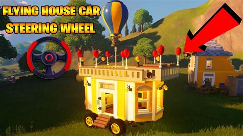 How To Build A Cheap Flying House Plane Car With Steering In Lego Fortnite With Turning