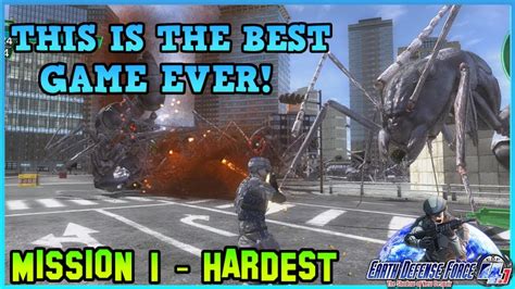 This Game Is The Best Earth Defense Force 4 1 Mission 1 YouTube