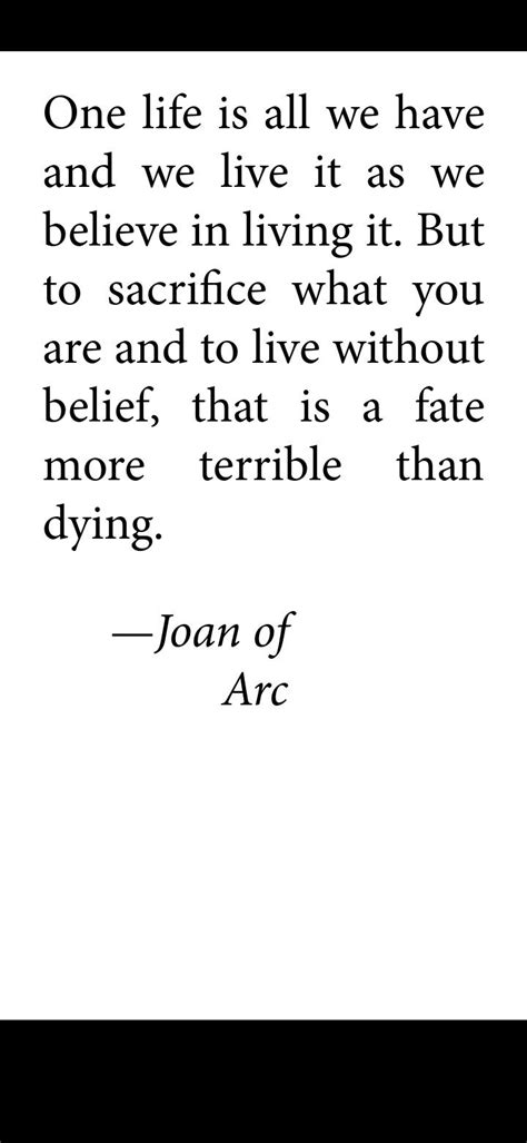 Book Quote Joan Of Arc Quotes Saint Quotes Quotes