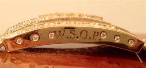 "WSOP 2010" Championship Custom Bracelet - Steve Soffa