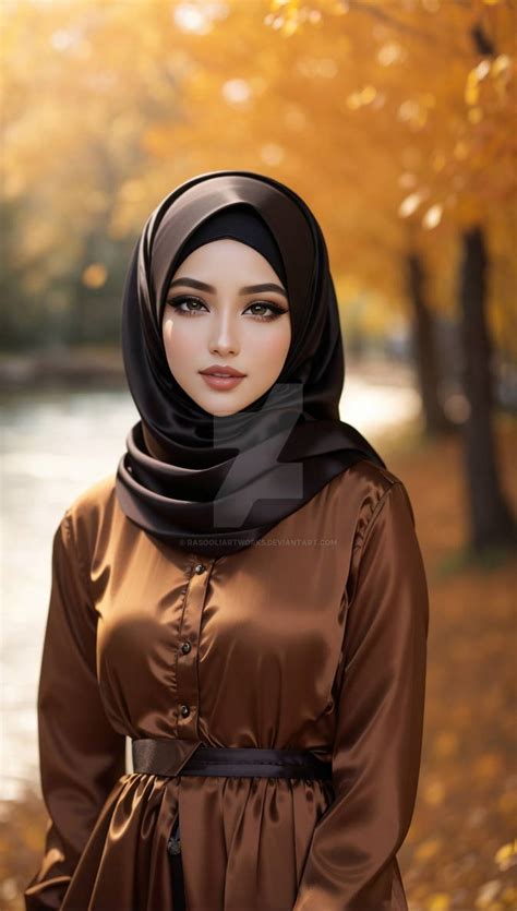 Beautiful Muslim Girl In Hijab By Rasooliartworks On Deviantart
