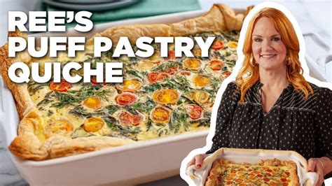 Ree Drummonds Puff Pastry Quiche The Pioneer Woman Food Network In 2024 Puff Pastry