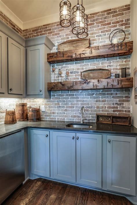 40 Lovely Farmhouse Kitchen Design Ideas To Try Farmhouse Kitchen