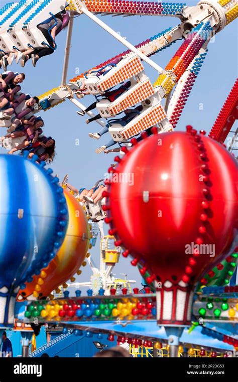 Ocean Beach Funfair In South Shields Stock Photo Alamy