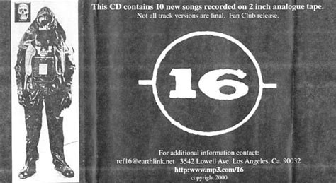 16 - 16 Lyrics and Tracklist | Genius