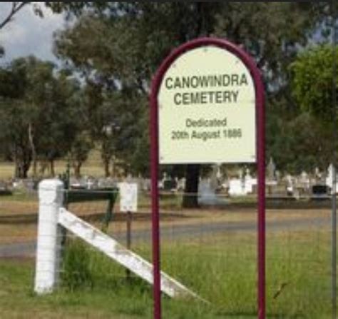 Gc Qv Canowindra Cemetery Traditional Cache In New South Wales