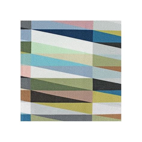 Velours Ras Triangles Rectangles Motif Design Joy Rectangle