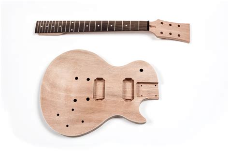 Mahogany Bolt On Dots Les Paul Electric Guitar Diy Kit Clandestine Guitars Tienda Online De