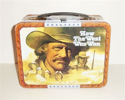 S How The West Was Won Lunch Box Tin Lunchbox W Thermos Etsy Canada