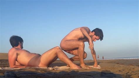 Totally Naked And A Boner At The Nudebeach Dutch Gay Beach Porn Xhamster
