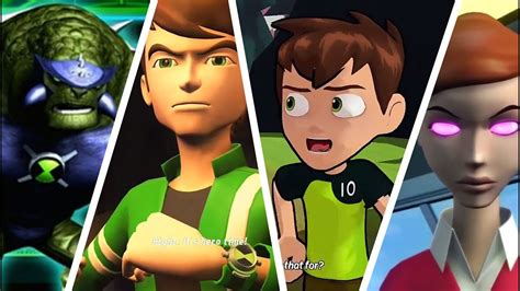 Ben 10 Full Movie Compilation All Cutscenes From All Games Youtube