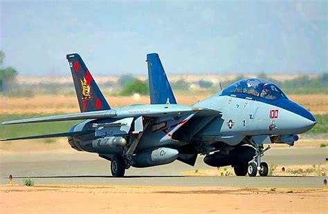 Usn Grumman F 14b Tomcat Of Vf 11 Red Rippers Fighter Squadron At Naf El Centro Fighter