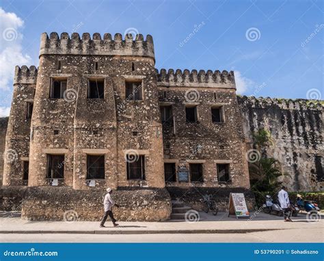 Old Fort Of Zanzibar, Stone Town, Zanzibar Editorial Photo ...