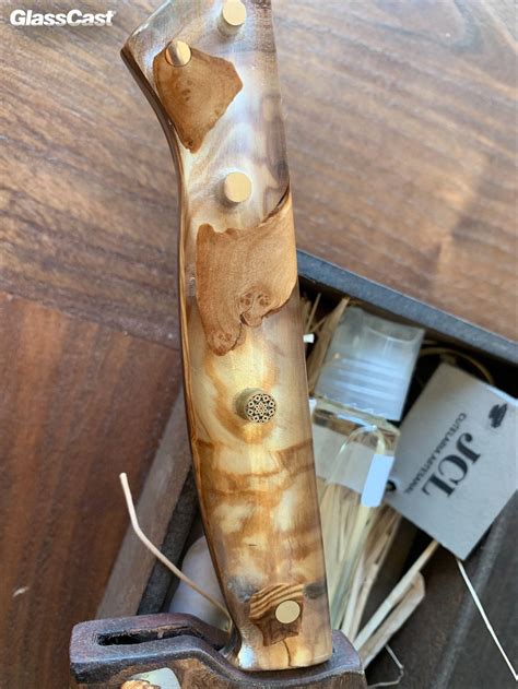 Selection of Wood and Resin Knife Handles - GlassCast