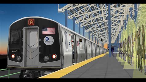 OpenBve Multiplayer RP R143 Siemens M Train To Canarsie Rockaway