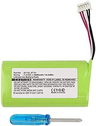 Amazon MPF Products 2000mAh AEC653055 2P Replacement Battery