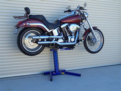 Harley Davidson Lift Jack | Motorcycle Lift | EazyRizer Big Blue USA | Motorcycle Jacks