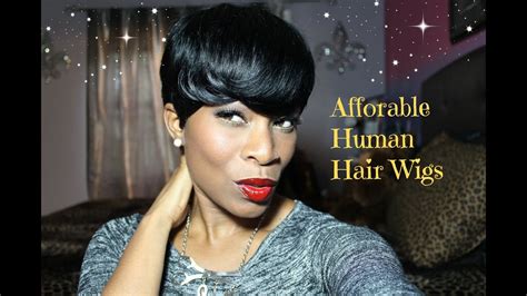 Afforable Human Hair Wigs By Sensationnel Bump Wig Feather Charm Youtube