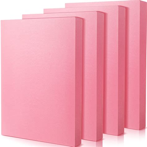 Treela 4 Pieces Pink Insulation Foam 2 Inch Thick Rectangles Xps Foam Board 12 X 7 5 Inch