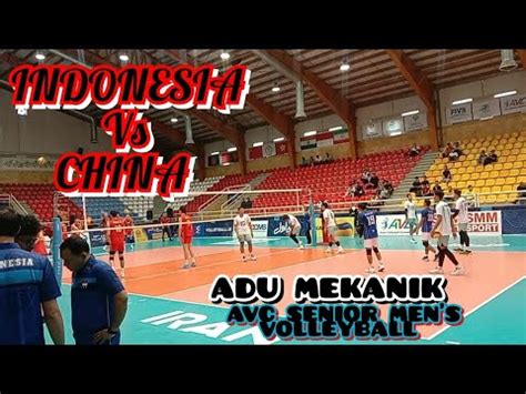 INDONESIA Vs CHINA AVC SENIOR MEN S VOLLEYBALL CHAMPIONSHIP 2023 YouTube