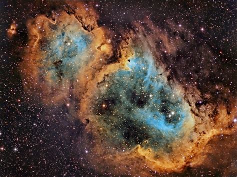 The Soul Nebula Ic Hubble Palette Light Years Dis Flickr