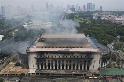 Fire Destroys Main Post Office In Philippine Capital A Nearly Year