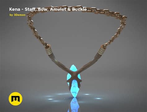 Kena Bridge Of Spirits Staff Bow And Accessories 3d Model 3d