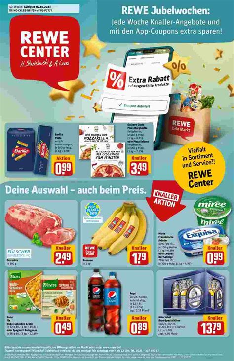 REWE Center Prospekt ab 02 10 2023 zum Blättern Prospekt der Woche