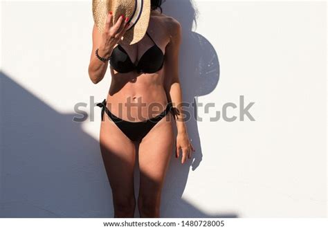 Sexy Beautiful Tanned Woman Black Bikini Stock Photo 1480728005 Shutterstock