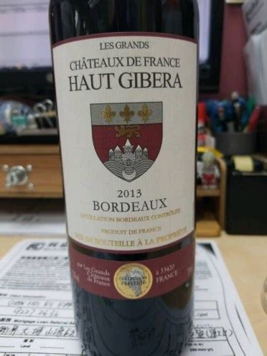 Les Grands Ch Teaux De France Haut Gibera Bordeaux Vivino Brasil