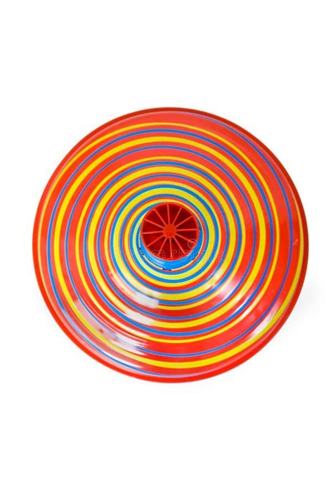 spinning top stock image image  turning isolated