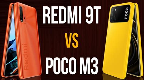 Redmi 9t Vs Poco M3 Comparativo Youtube