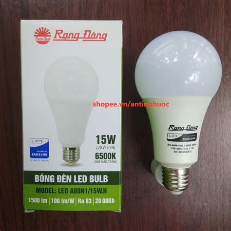 Bóng đèn led Rạng Đông 15w LED tròn Rạng Đông 15w tiết kiệm điện