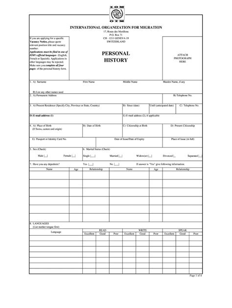 Iom Application Form Editable Template Airslate Signnow